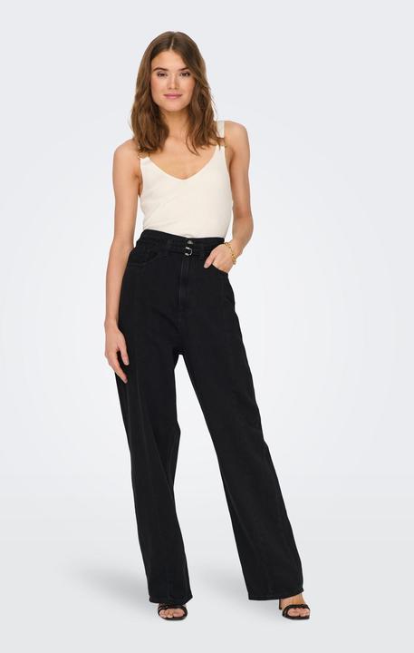 Produktbild Only ONLHELEN HW WIDE CARROT BELT Loose Fit Jeans (W26/L32)