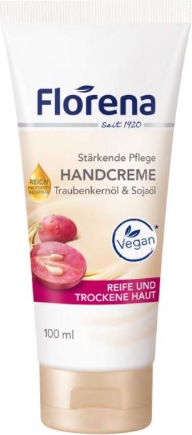 Produktbild Florena Handcreme mit Traubensamenöl und Sojamöl, 100 ml (100 ml)