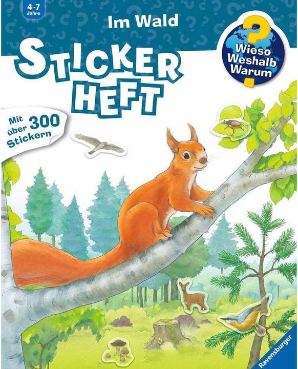 Ravensburger Wieso? Weshalb? Warum? Stickerheft: Im Wald