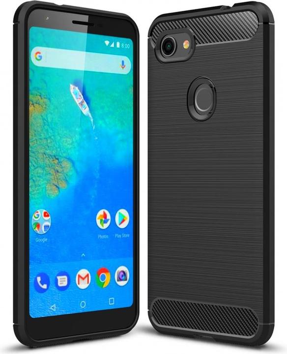 Immagine prodotto Screenguard Google Pixel 3a XL Cover Carbon Brushed Soft TPU (Google Pixel 3a XL)