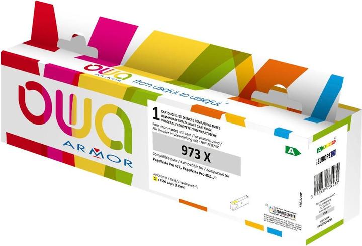 Image du produit Armor OWA Encre compatible avec HP 973X F6T83AE jaune (Y)