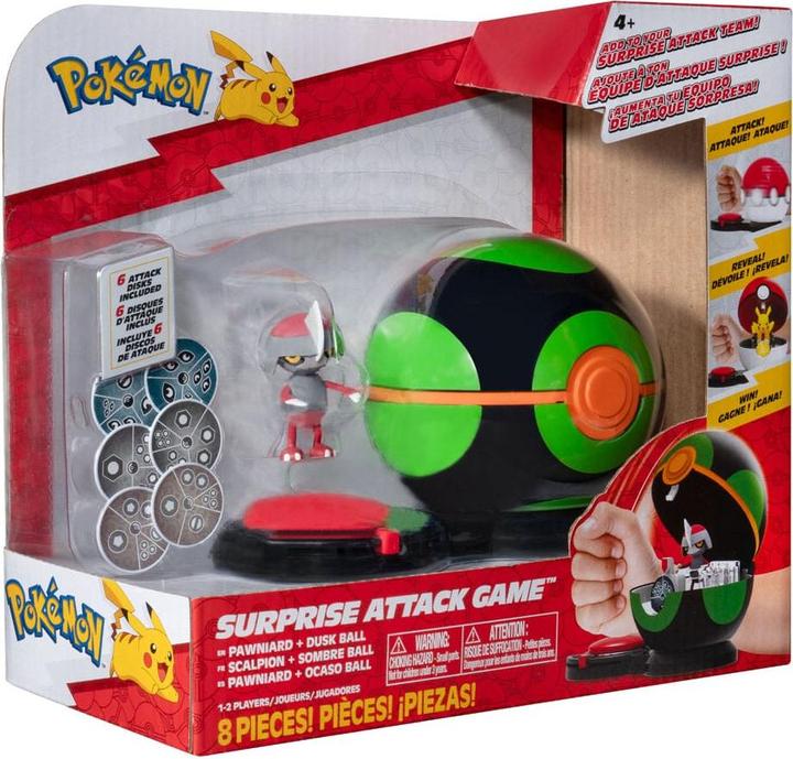 Produktbild Jazwares Pokémon Surprise Attack Game Gladiantri mit Finsterball