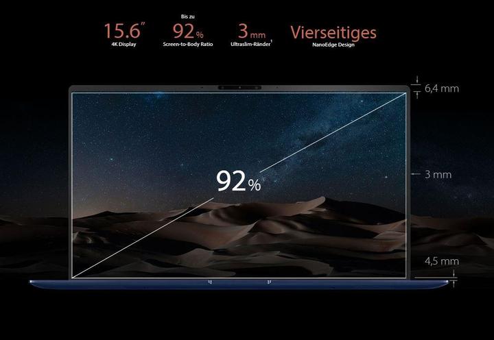 Produktbild ASUS ZenBook 15 UX533FD-A8079T (15.60", Intel Core i5-8265U, 8 GB, 256 GB, CH)