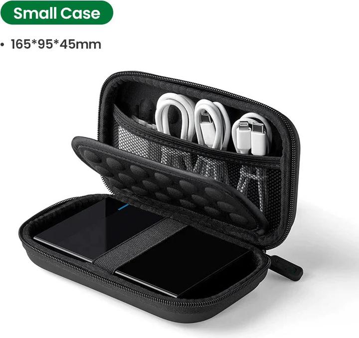Only-Bags.Store Hard drive enclosure for 2.5 inch external hard drive Portable HDD SSD Box for Power Bank Storage