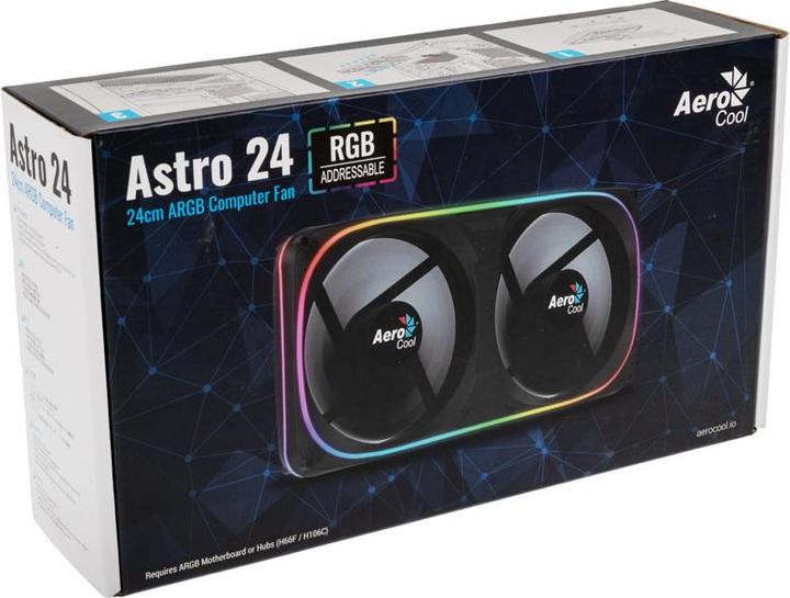 Actual product image AeroCool Astro 24 computer case fan (120 mm, 1 x)