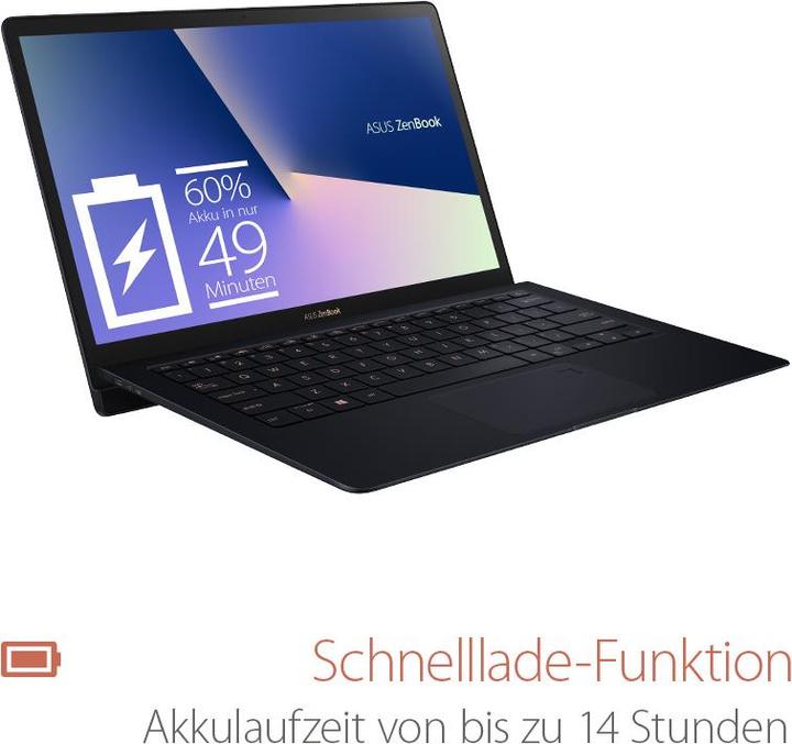 Actual product image ASUS ZenBook S UX391UA (13.30", Intel Core i7-8550U, 8 GB, 512 GB, DE)