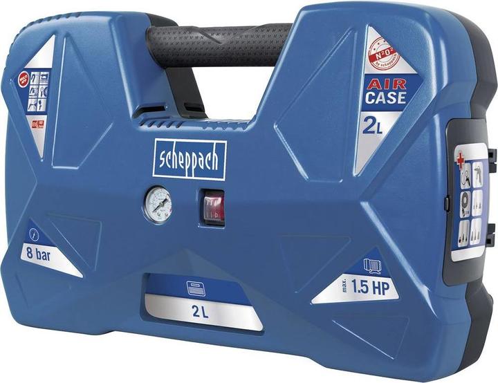 Scheppach Compressor Aircase (8 bar, 2 l)