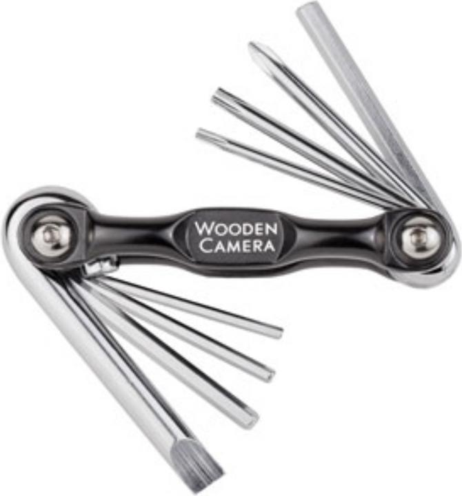 Image du produit Wooden Camera Multi-tool (Metric, Imperial, Screwdriver) (3/16 inch, 2.5mm, 3mm, 4mm, T10, T20, #1