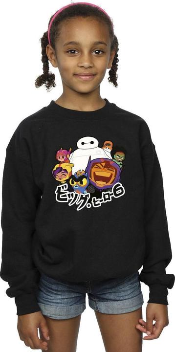 Image du produit Disney - Sweat BIG HERO BAYMAX GROUP MANGA - Fille (152, 158)