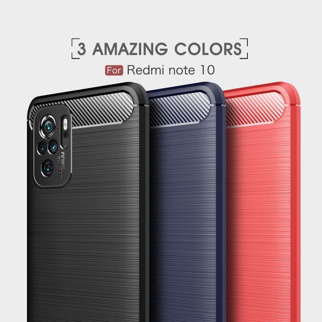 Actual product image MU Style Carbon Fiber TPU Softcase Series (Xiaomi Redmi Note 10S, Xiaomi Mi Note 10)