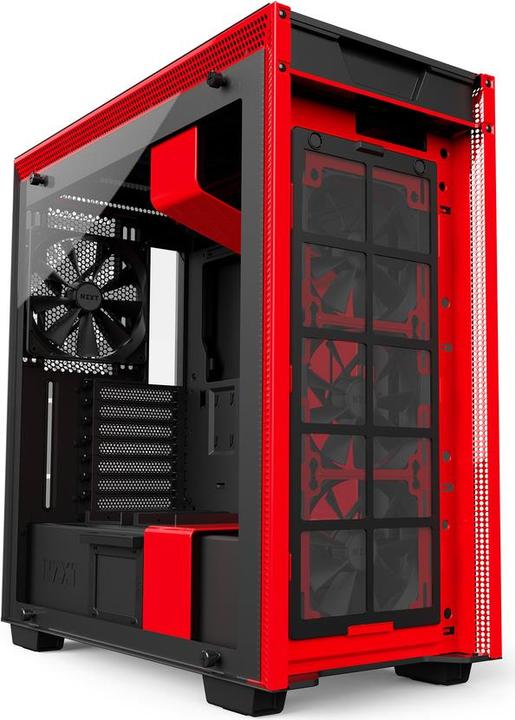 Produktbild NZXT H700 - Red (ATX, mATX, Mini-ITX, E-ATX)