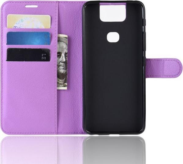 Actual product image MU Classic Litchi Leather Bookcover Series (Asus Zenfone 6)