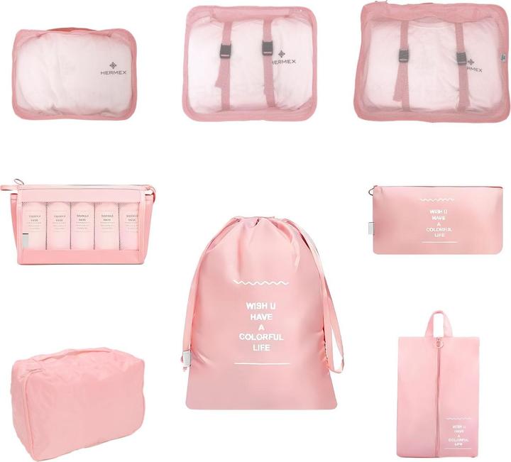 Actual product image Hermex Suitcase organiser set