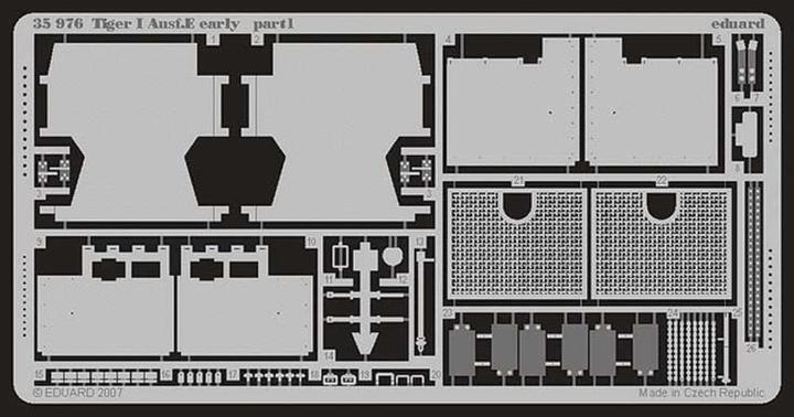 Image du produit Eduard Tiger I Ausf.Early pour kit Tamiya 35216
