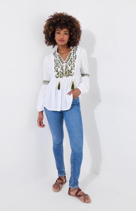 Produktbild Joe Browns Floral Embroidered Crinkle Tunic Top (18)