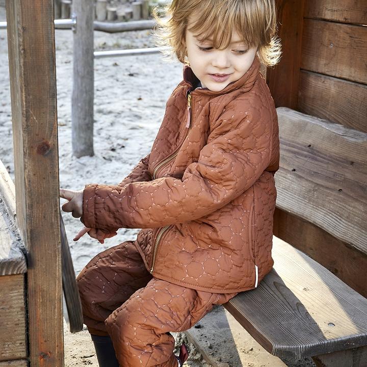 Actual product image Nuuroo Caramel thermal jacket (116)