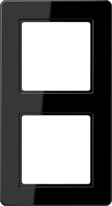 Immagine prodotto JUNG Telaio di montaggio 2f bw glz A / A FLOW Kst AF582BFSW