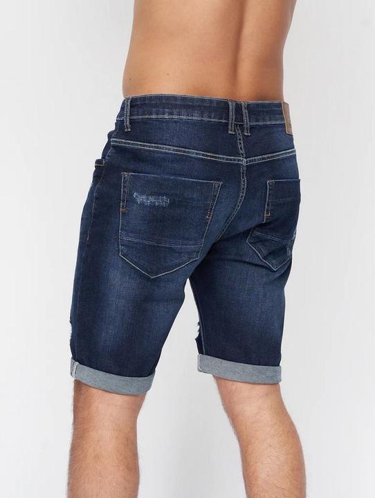 Image du produit Crosshatch Short en denim Riptrey Abraised pour homme (30)