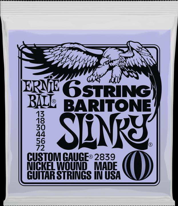 Image du produit Ernie Ball Slinky Baritone (6 x, Basse électrique, 0.07")