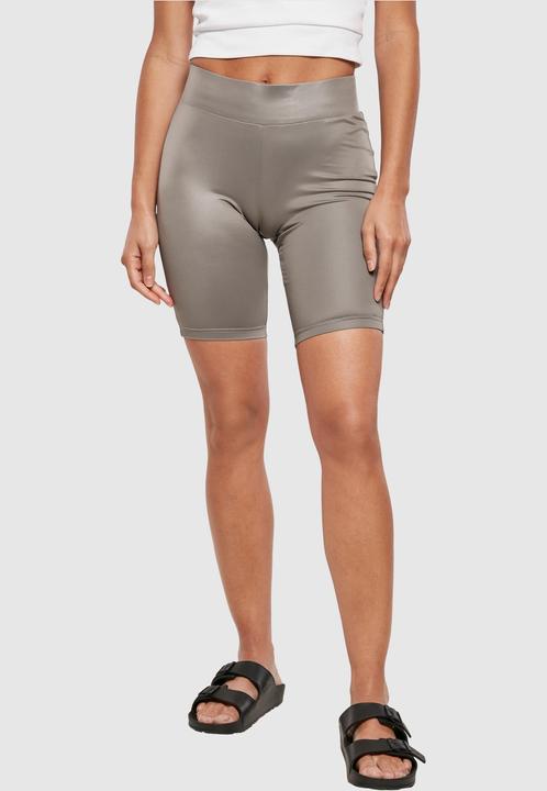Actual product image Urban Classics Ladies Imitation Leather Cycle Shorts (M)
