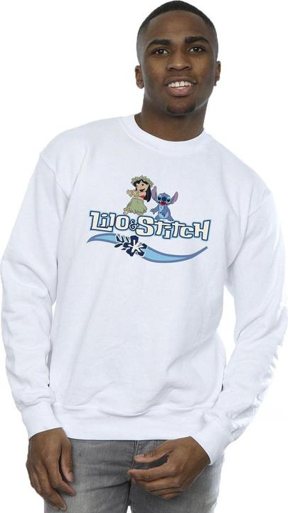 Actual product image Disney Mens Lilo And Stitch Characters Sweatshirt (S)