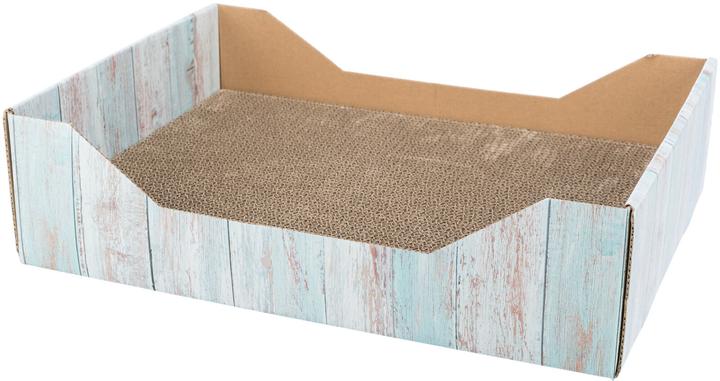Immagine prodotto Trixie Graffiatoio, cartone, erba gatta, 45×12×33 cm, turchese (33 cm, Turchese)