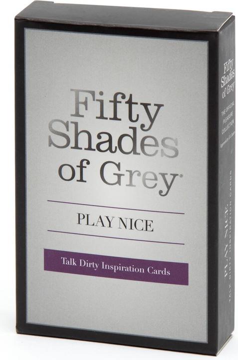 Actual product image Fifty Shades of Grey Play Nice Talk Dirty Inspiration Cards (Game compilation, English)