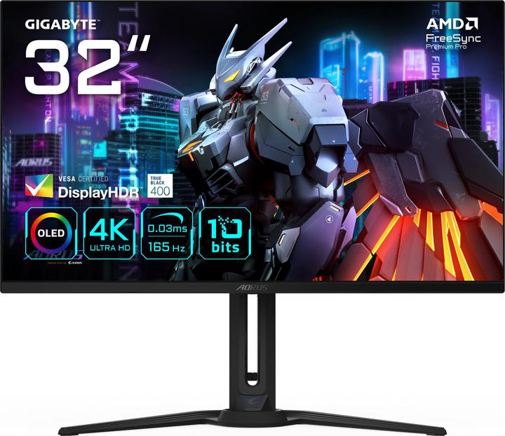 Actual product image Gigabyte AORUS FO32U (3840 x 2160 Pixels, 31.50")