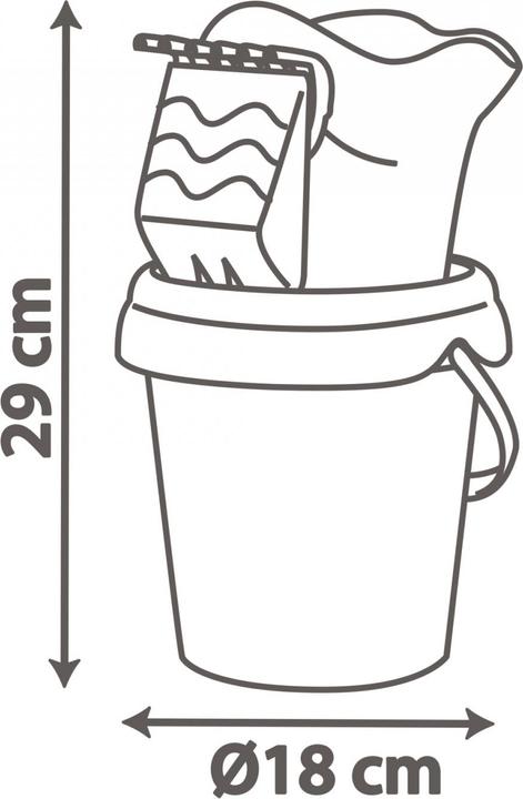 Image du produit Smoby Minnie Medium Garnished Bucket Box