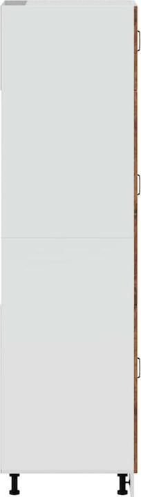 Image du produit VidaXL Armoire de cuisine Kalmar aspect vieux bois Matériau dérivé du bois Armoire de cuisine blanche (60 x 57 x 207 cm)