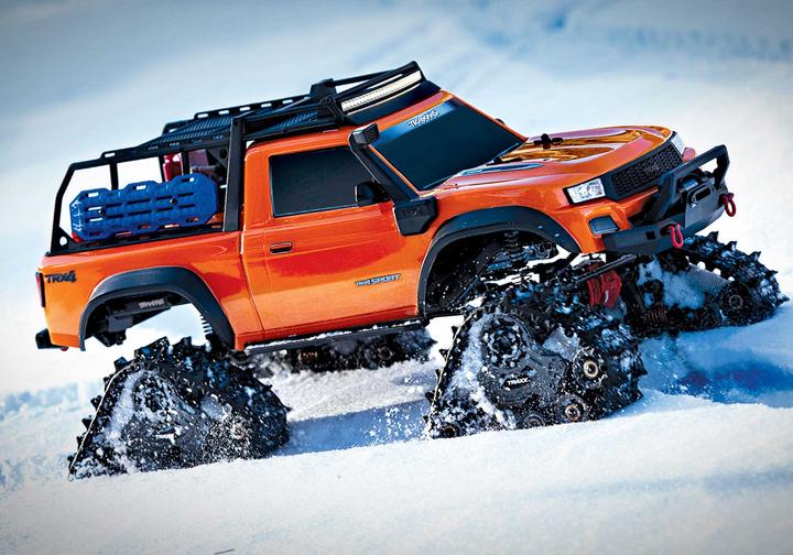 Actual product image Traxxas Trx-4 Sport Orange 1/10 Scale-Crawler Rtr Brushed Deep-Terrain Traxx Ohne Akku & Lader (RTR Ready-to-Run)