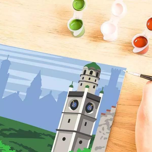 Immagine prodotto Ravensburger CreArt - Pittura per numeri 23685 - Ravensburg colorata - da 12 anni - Anniversario 50