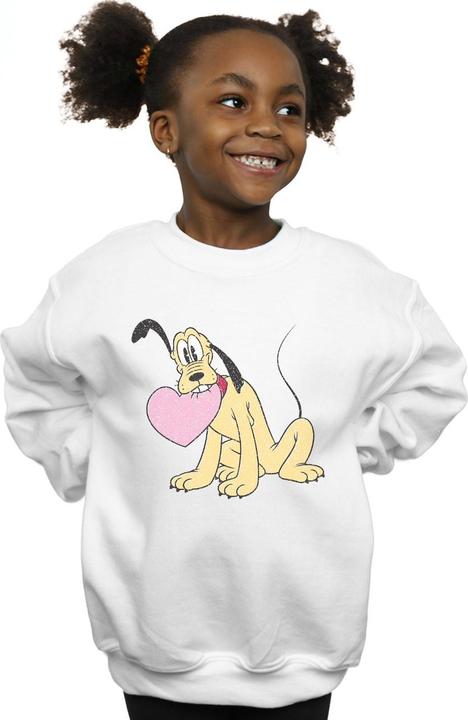 Immagine prodotto Disney Pluto Love Heart Felpa Ragazze (140, 146)