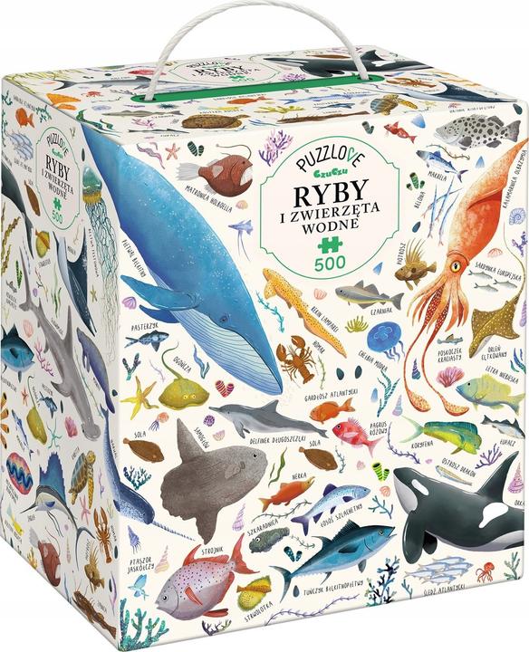 Immagine prodotto Czuczu Puzzle con pesci e animali acquatici, 500 pezzi (500 pezzi)