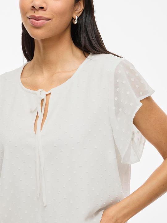 Actual product image Vila Dotted top with short sleeves (44)