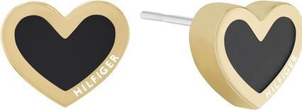 Immagine prodotto Tommy Hilfiger Orecchini romantici placcati oro Cuori smaltati 2780738 (Acciaio inossidabile)