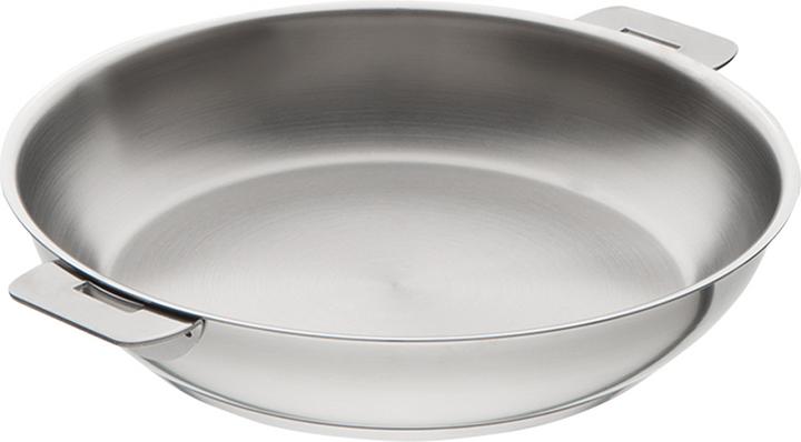 Actual product image Cristel Strate Amovible stainless steel pan deep Ø28cm (28 cm, Frying pan, Stainless steel)