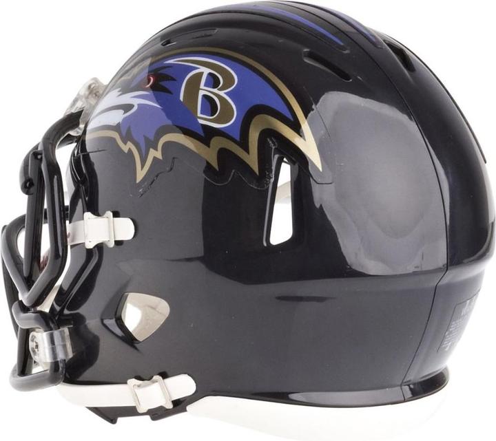 Actual product image Riddell Mini Football Helmet NFL Speed Baltimore Ravens
