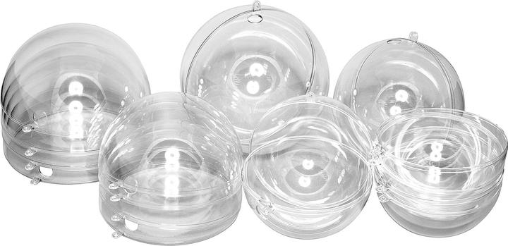 Produktbild VBS Acrylkugel mit Bohrung "Sortiert", 9er-Set, je 3 x Ø 12, 14, 16 cm