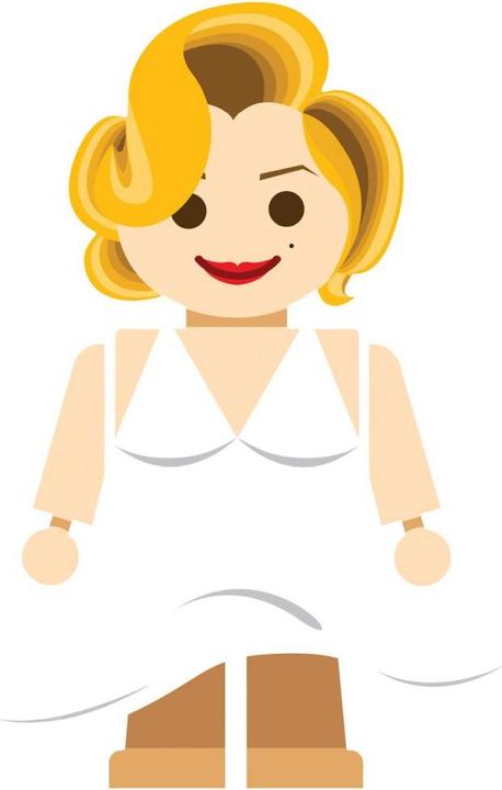 Produktbild Trenddeko Marilyn Monroe Spielzeug (29 x 40 cm)
