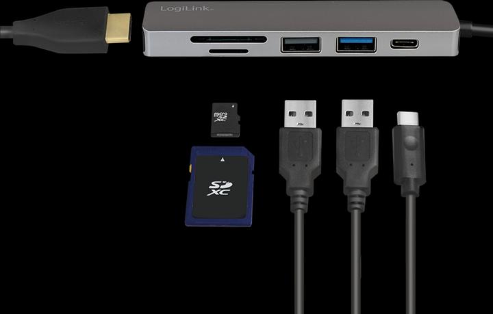 Immagine prodotto LogiLink UA0343 (USB-C, 6 Porti)