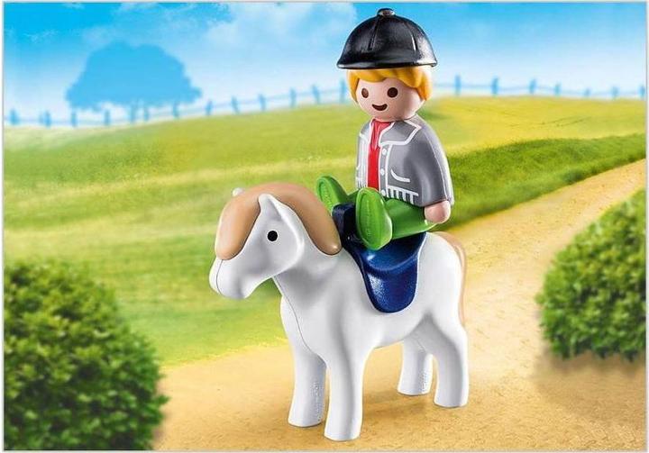 Produktbild Playmobil Junge mit Pony (70410, Playmobil 1.2.3)