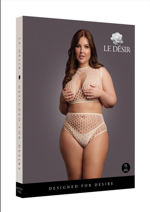 Productafbeelding Le Désir Duo Net Sleutelgat Beha Set - Damesmaat (XL, XXL, 3XL, 4XL)