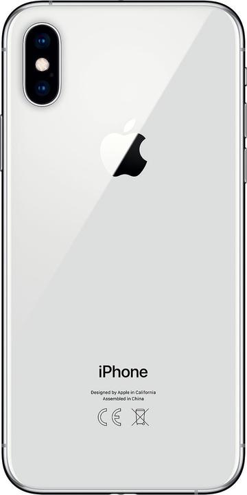 Produktbild Apple iPhone XS (64 GB, Silver, 5.80", SIM + eSIM, 12 Mpx, 4G)