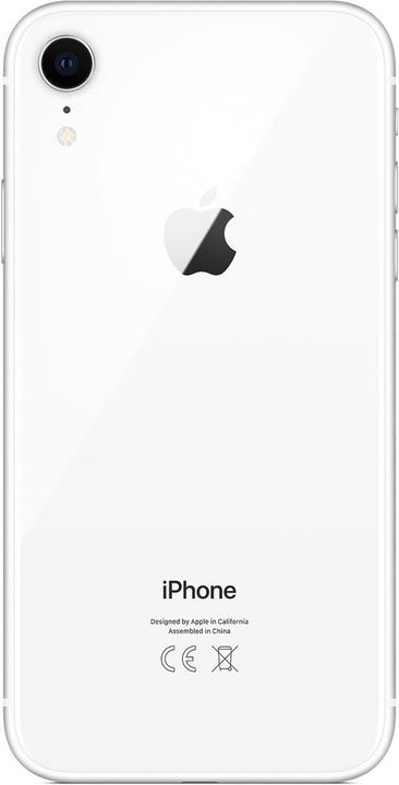 Produktbild Apple iPhone XR (64 GB, White, 6.10", SIM + eSIM, 12 Mpx, 4G)