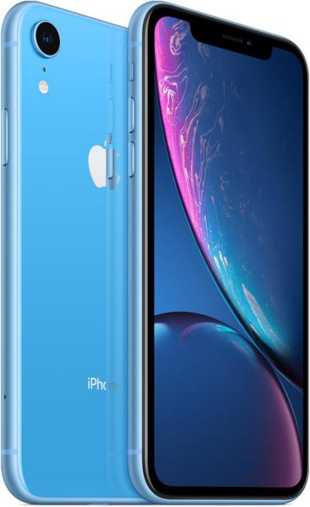 Actual product image Apple iPhone XR (64 GB, Blue, 6.10", SIM + eSIM, 12 Mpx, 4G)