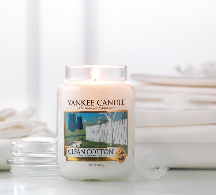 Actual product image Yankee Candle Clean Cotton (623 g)