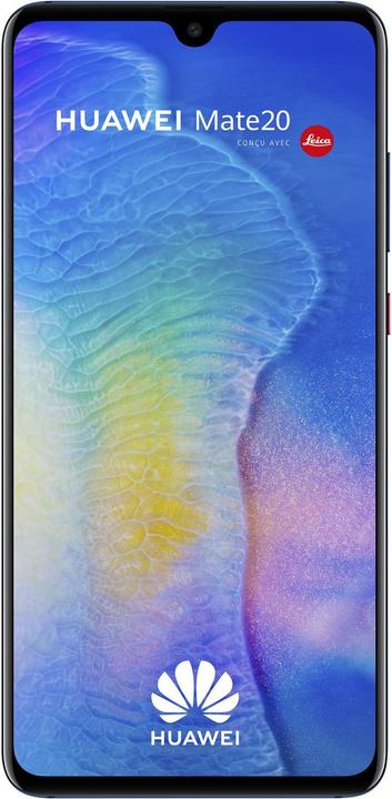 Actual product image Huawei Mate 20 (128 GB, Midnight Blue, 6.53", Hybrid Dual SIM, 12 Mpx, 4G)