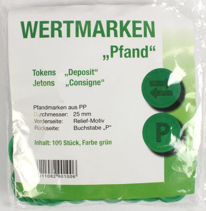 Produktbild W&A Jetons Wertmarken Pfand