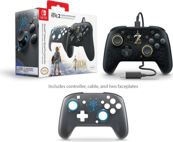Produktbild PDP Faceoff Deluxe - Wired Pro Controller (Switch)